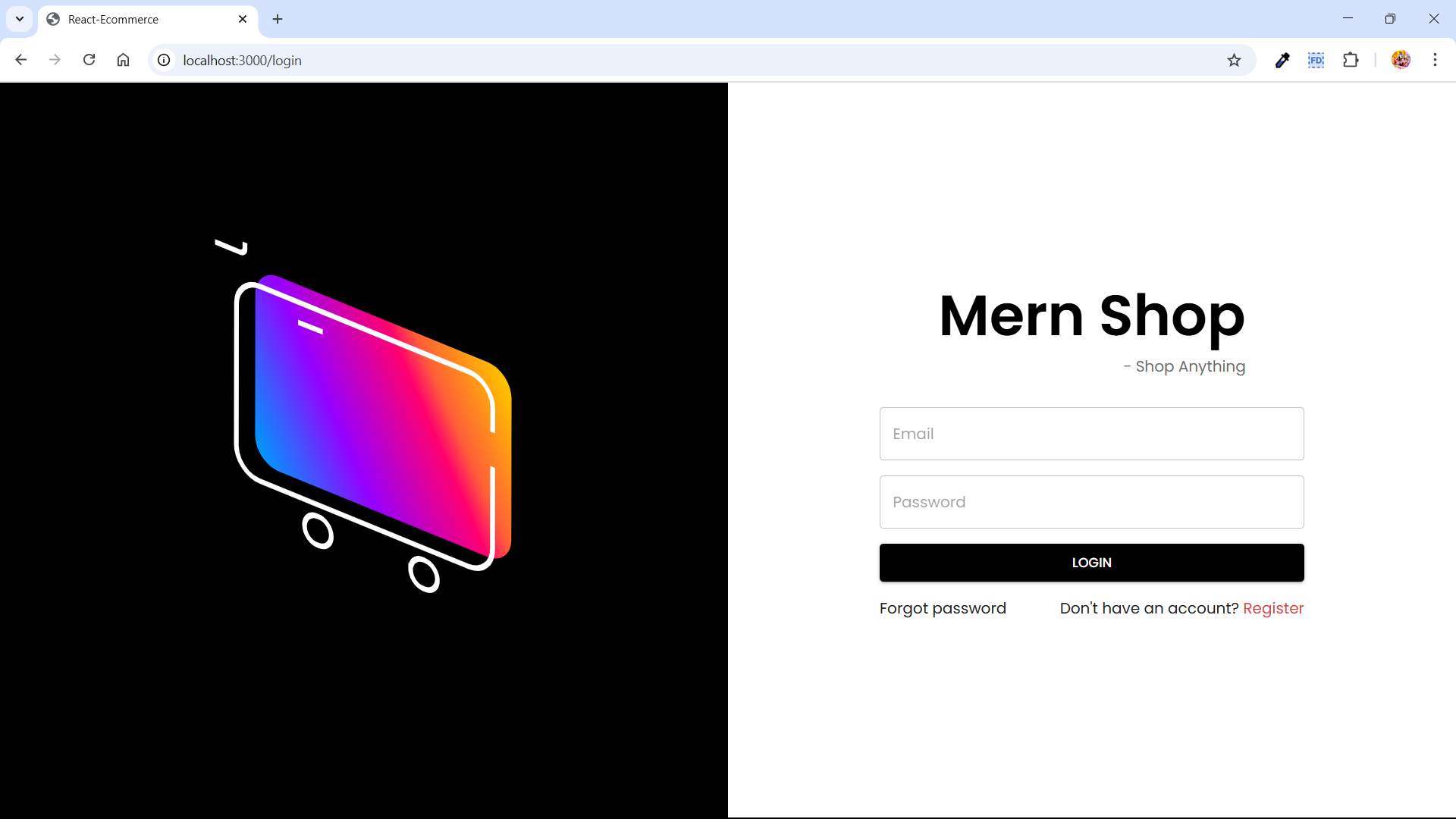 E-Commerce Screenshot